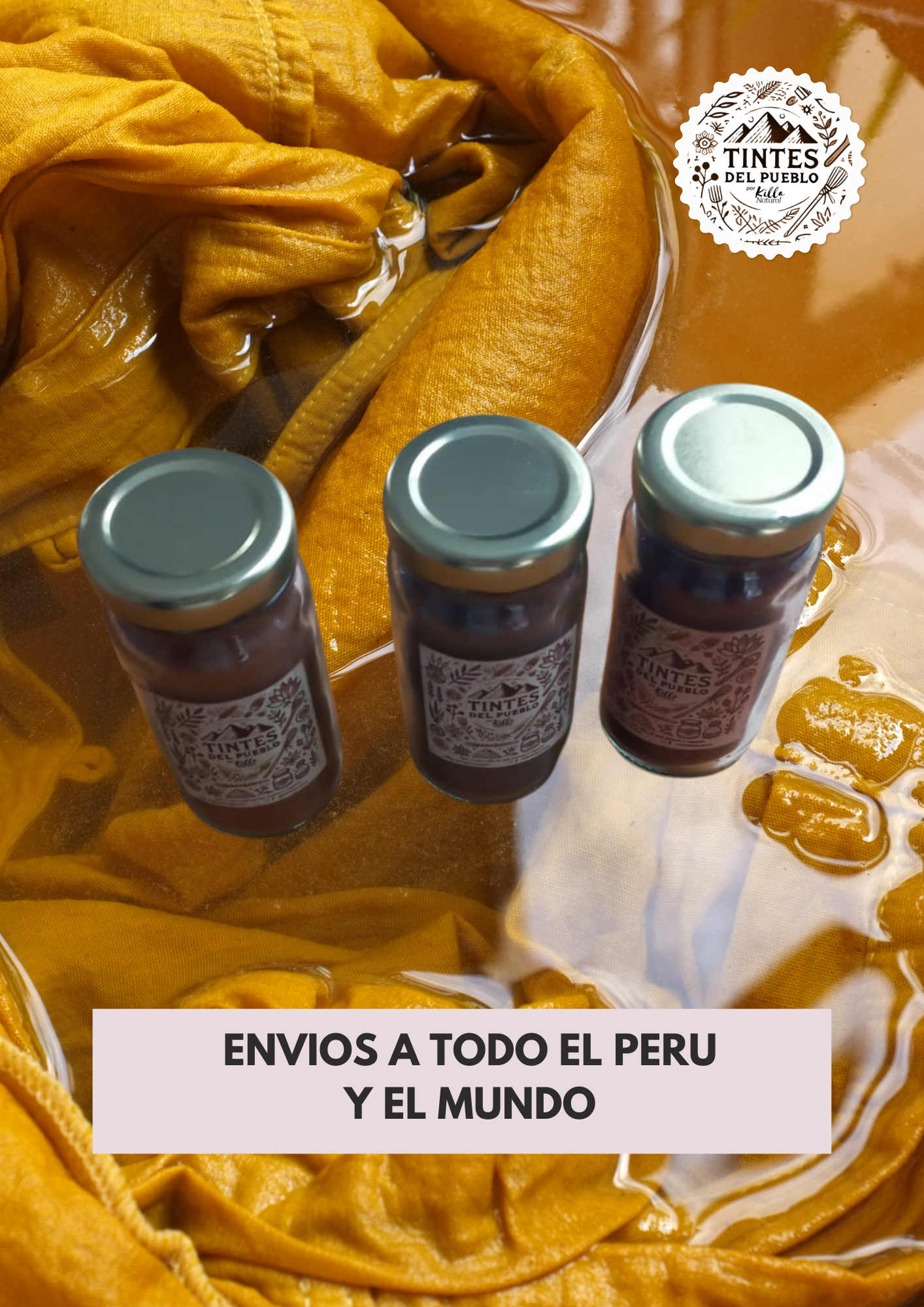 Tintes del Pueblo - Amarillo 100% Natural