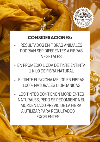 Tintes del Pueblo - Verde 100% Natural